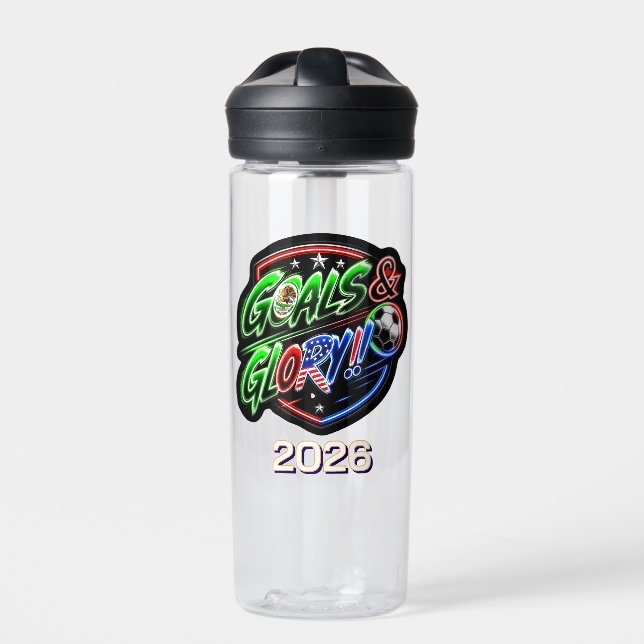 Weltmeisterschaft 2026 Feiern Trinkflasche (Vorderseite)