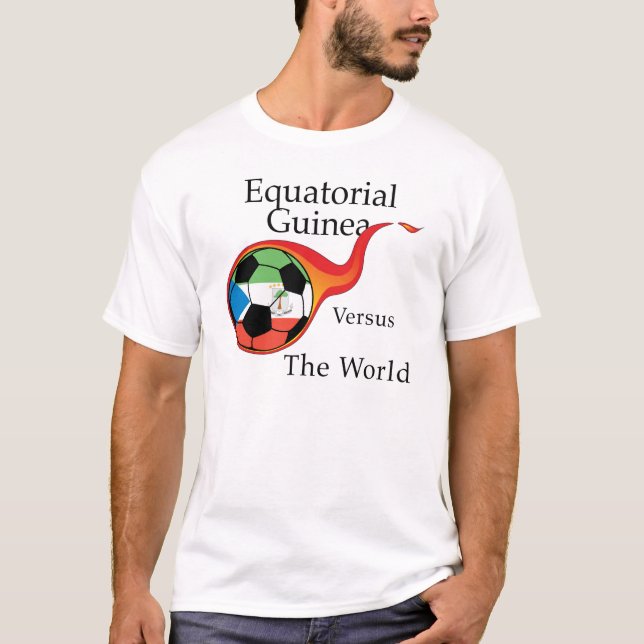 Weltmeisterschaft - Äquatoriale Guinea gegen die W T-Shirt (Vorderseite)