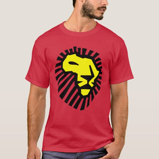 Weltmeisterschaft Football Südafrika 2010 Löwenrot T-Shirt (Vorderseite)