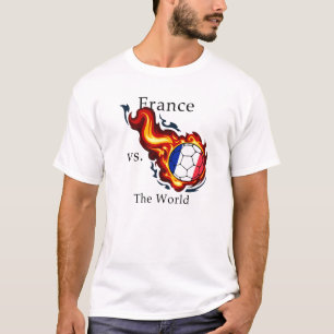 Weltmeisterschaft - Frankreich gegen die Welt T-Shirt