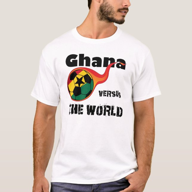 Weltmeisterschaft - Ghana gegen die Welt T-Shirt (Vorderseite)