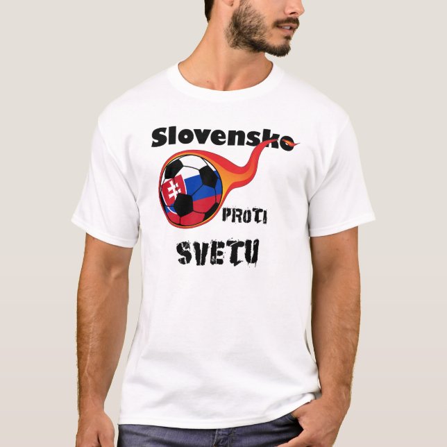 Weltmeisterschaft - Slowakei gegen die Welt T-Shirt (Vorderseite)