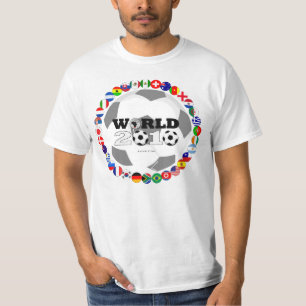 Weltmeisterschaft-T - Shirt 2010 alle Team-Flagge