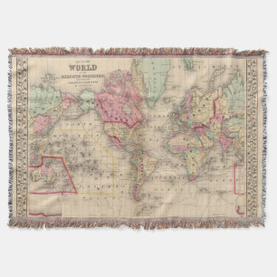 Weltmercator proj Karte durch Mitchell Decke