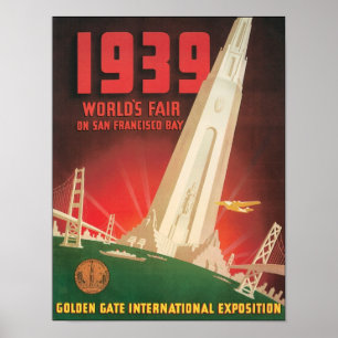 Weltmesse San Francisco Bay 1939 Poster