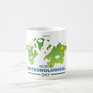 Weltmeteorologischer Tag Kaffeetasse