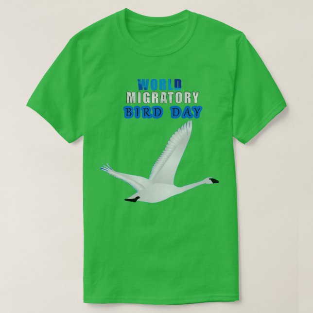 WELTMIGRATORENGEBIET T-Shirt (Design vorne)