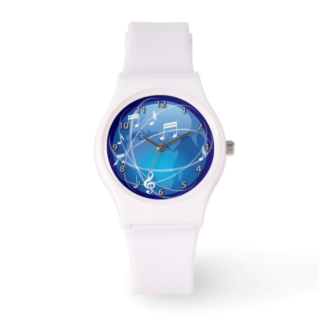 Weltmusikdesign Armbanduhr (Vorderseite)