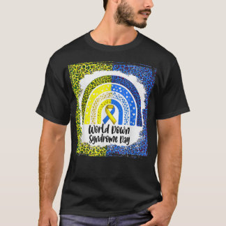 Weltnieder-Syndrom-Tag-Bewusstsein gebleicht Regen T-Shirt