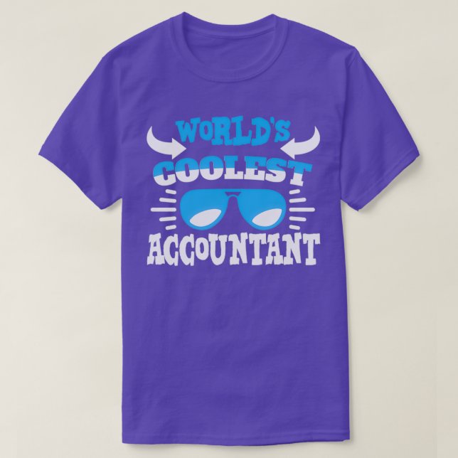 Weltniveau Cooler Buchhalter T-Shirt (Design vorne)