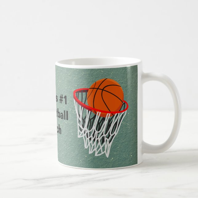 Weltno1-Basketball-Trainer Kaffeetasse (Rechts)