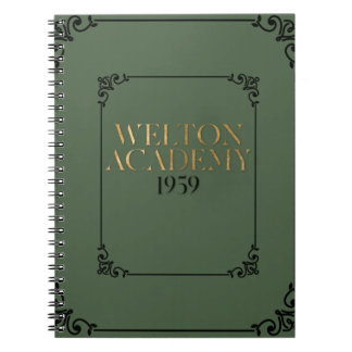 WELTON ACADEMY - DARK ACADEMIA PLANNER NOTIZBLOCK