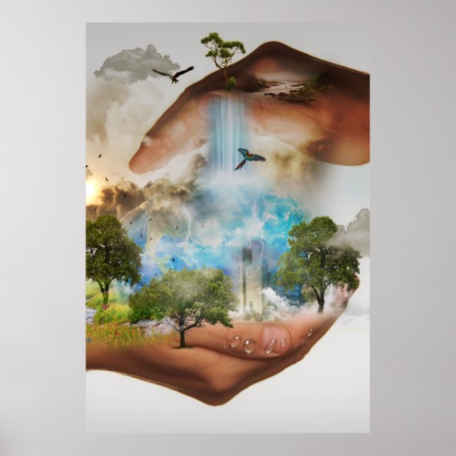 Weltplakat gerettet poster (Vorne)