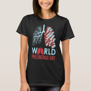 Weltpneumonie-Tag Menschliche Solidarität Lungenfl T-Shirt