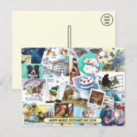 Weltpostkartentag - Misc Postage - Briefmarke Post
