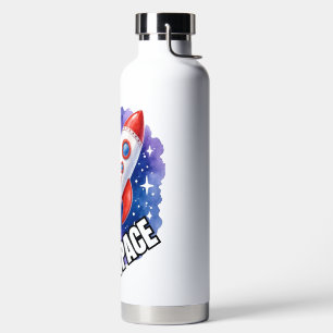 Weltraum-Abenteuer Poster   Abenteuer warten  Trinkflasche
