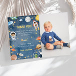 Weltraum Astronaut Geburtstag Danke Karte<br><div class="desc">Weltraum Astronaut Geburtstag Danke Karte</div>