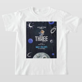 Weltraum-Astronauten-Geburtstagskinder T-Shirt