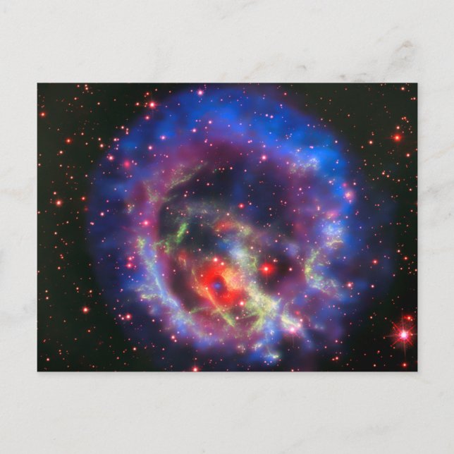 Weltraum, Astronomie, Supernova, Galaxie, NASA Postkarte (Vorderseite)