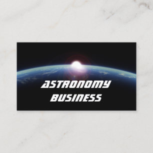 Weltraum-Astronomie-Visitenkarte Visitenkarte