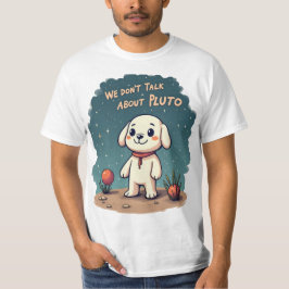 Weltraum-Ausgestoßene: Pluto's kosmischer, sonnige T-Shirt