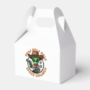 Weltraum-Cowboy Lustiger Außerirdischer Geschenkschachtel