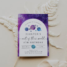 Weltraum der Mädchen zum Geburtstag | Space Birthd