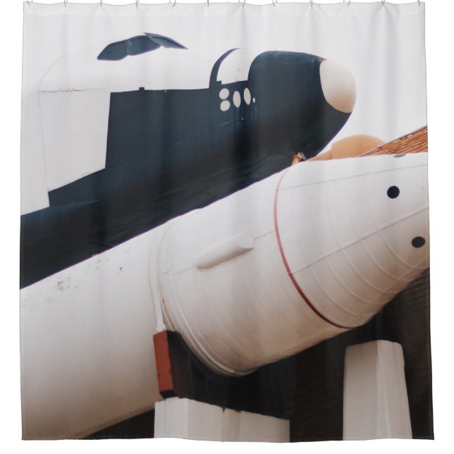 Weltraum Duschvorhang (Vorderseite)