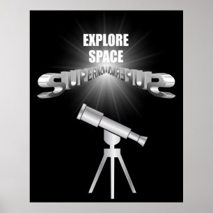 Weltraum erkunden poster
