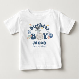 Weltraum Erste Reise durch das Sun Birthday T-Shir Baby T-shirt