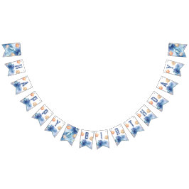 Weltraum Erste Reise um den Sonnenkuchen Geburtsta Wimpelkette