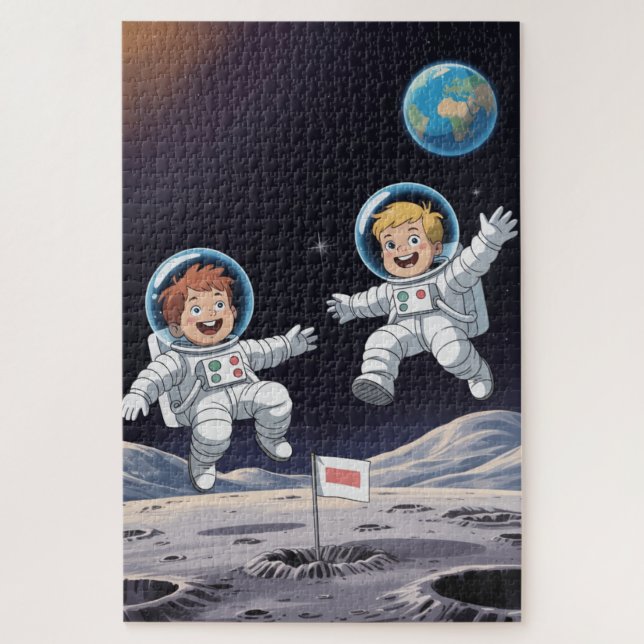 Weltraum-Explorer-Puzzle (Vertikal)