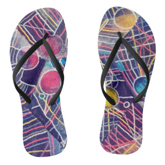 Weltraum Flip Flops