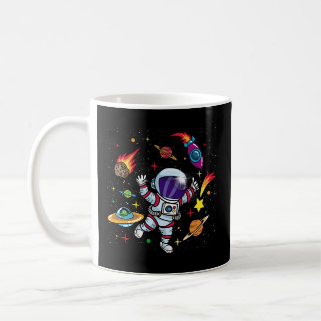 Weltraum für Kinder des Weltraums des Weltraums -  Kaffeetasse (Links)