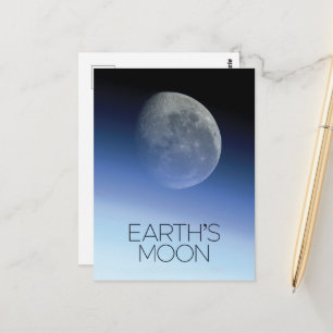 Weltraum, Galaxie, Sonnensystem, Mond der Erde Postkarte