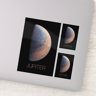 Weltraum, Galaxie, Sonnensystem, Planet Jupiter Aufkleber