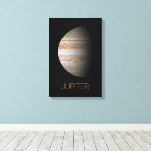 Weltraum, Galaxie, Sonnensystem, Planet Jupiter Leinwanddruck