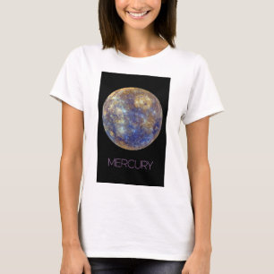 Weltraum, Galaxie, Sonnensystem, Planet-Merkur T-Shirt