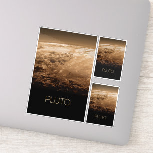 Weltraum, Galaxie, Sonnensystem, Planet Pluto Aufkleber
