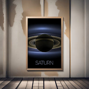 Weltraum, Galaxie, Sonnensystem, Planet Saturn Fotodruck