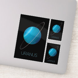 Weltraum, Galaxie, Sonnensystem, Planet Uranus Aufkleber