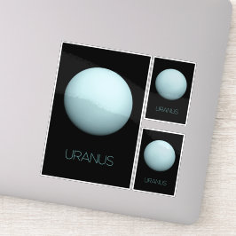 Weltraum, Galaxie, Sonnensystem, Planet Uranus Aufkleber