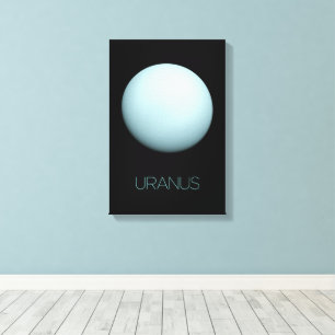 Weltraum, Galaxie, Sonnensystem, Planet Uranus Leinwanddruck