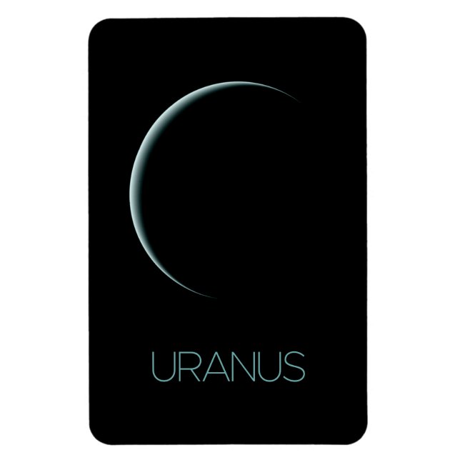 Weltraum, Galaxie, Sonnensystem, Planet Uranus Magnet (Vertikal)