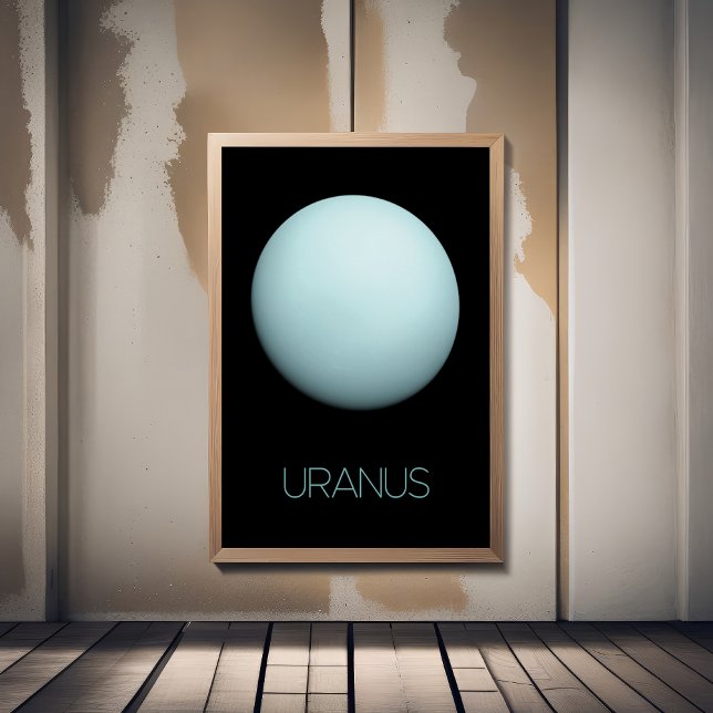 Weltraum, Galaxie, Sonnensystem, Planet Uranus Poster (Von Creator hochgeladen)