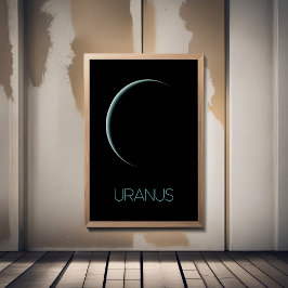 Weltraum, Galaxie, Sonnensystem, Planet Uranus Poster