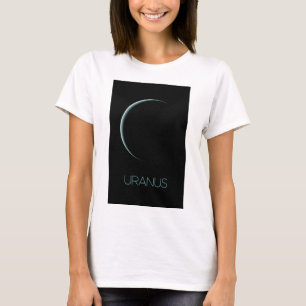 Weltraum, Galaxie, Sonnensystem, Planet Uranus T-Shirt