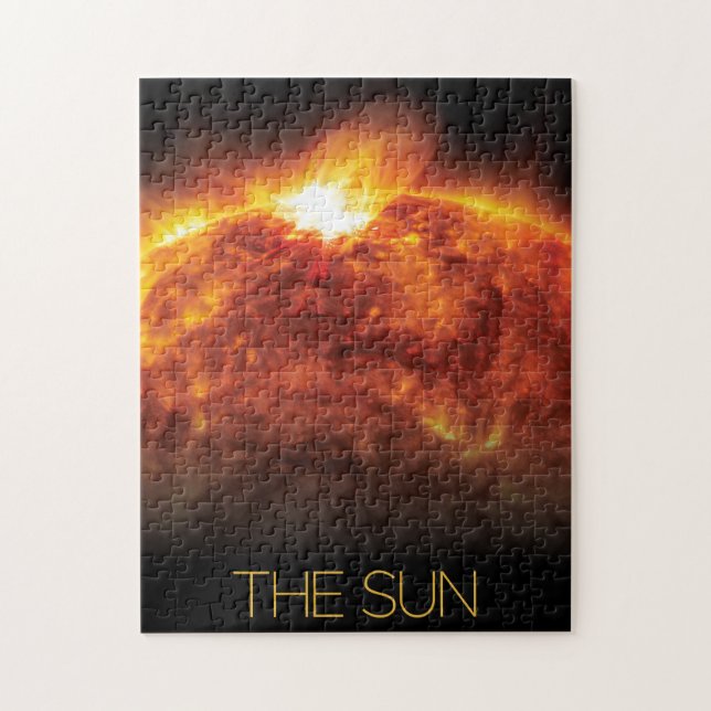 Weltraum, Galaxie, Sonnensystem, Sterne, die Sonne (Vertikal)