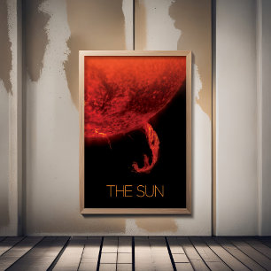 Weltraum, Galaxie, Sonnensystem, Sterne, die Sonne Fotodruck