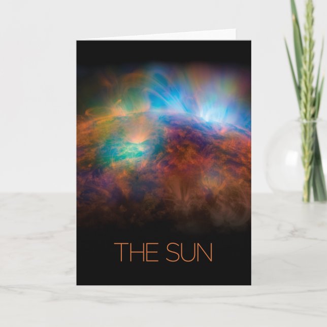 Weltraum, Galaxie, Sonnensystem, Sterne, die Sonne Karte (Vorderseite)